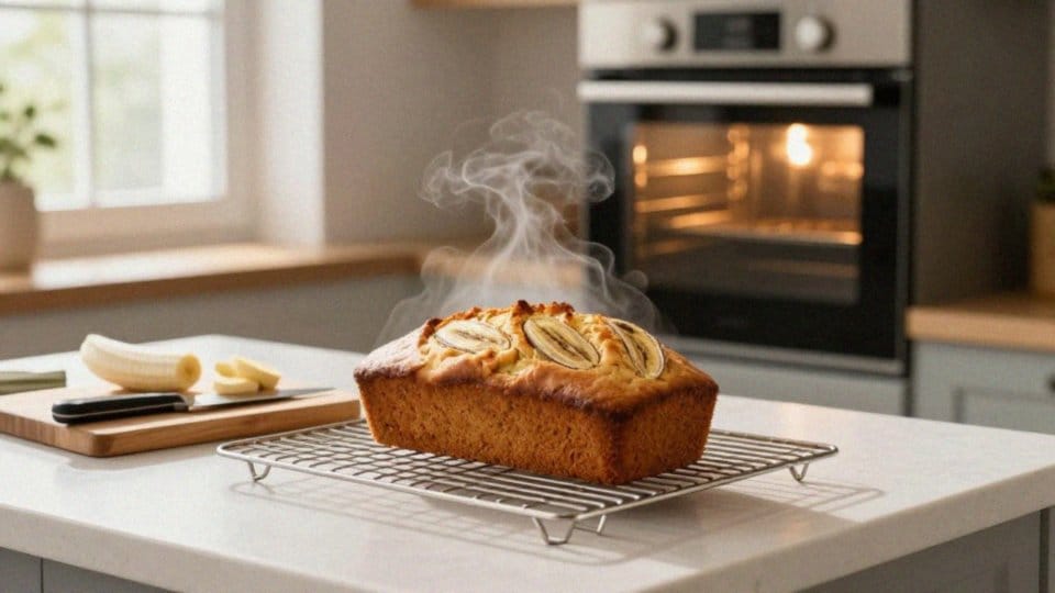 Ile czasu i w jakiej temperaturze piec chlebek bananowy?