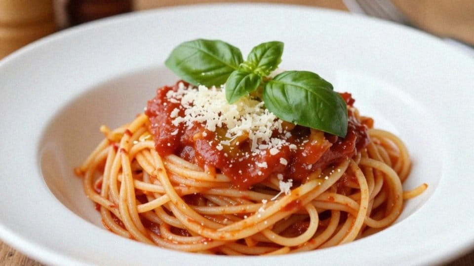 Jak połączyć spaghetti z sosem i podać?