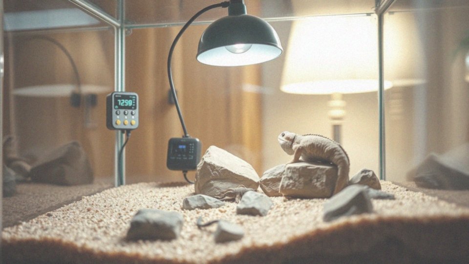 Jak zainstalować regulator temperatury w terrarium dla jaszczurki?