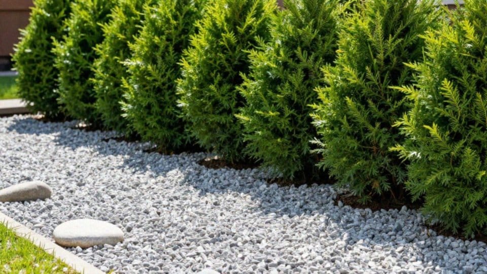Czy kamyki sprawdzą się pod tujami?