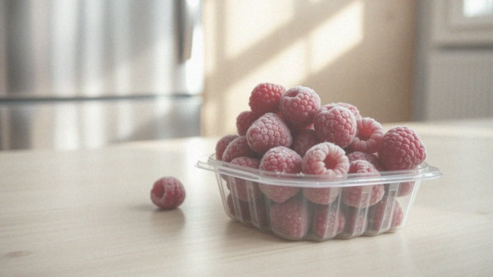Jakie wartości odżywcze zachowują maliny po rozmrożeniu?