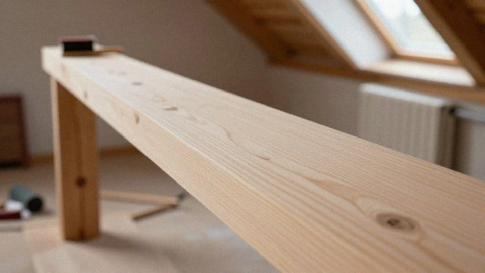 Kiedy szlifować i lakierować słup na poddaszu?