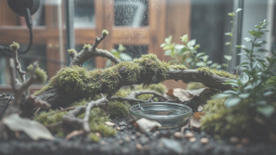 Jak często należy pryskać terrarium skakuna?