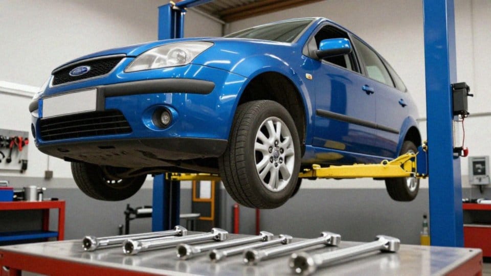 Jak sprawdzić łącznik stabilizatora w Fordzie Focus MK1?