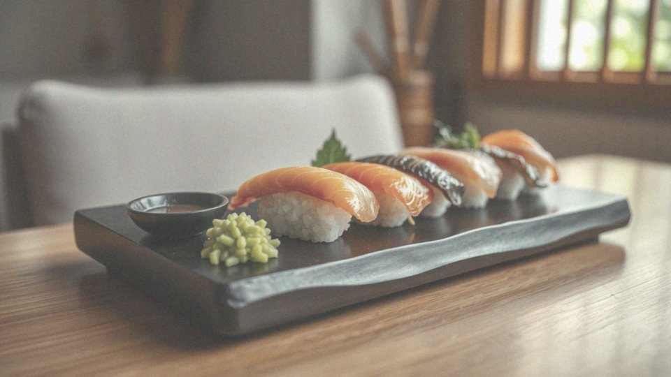 Jakie są cechy świeżo przygotowanego sushi?