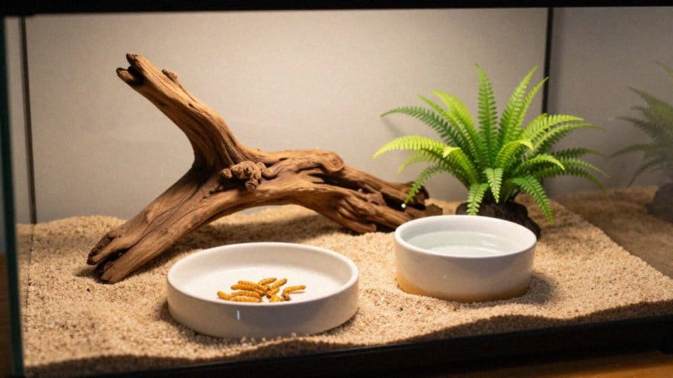 Czym karmić jaszczurkę w terrarium?