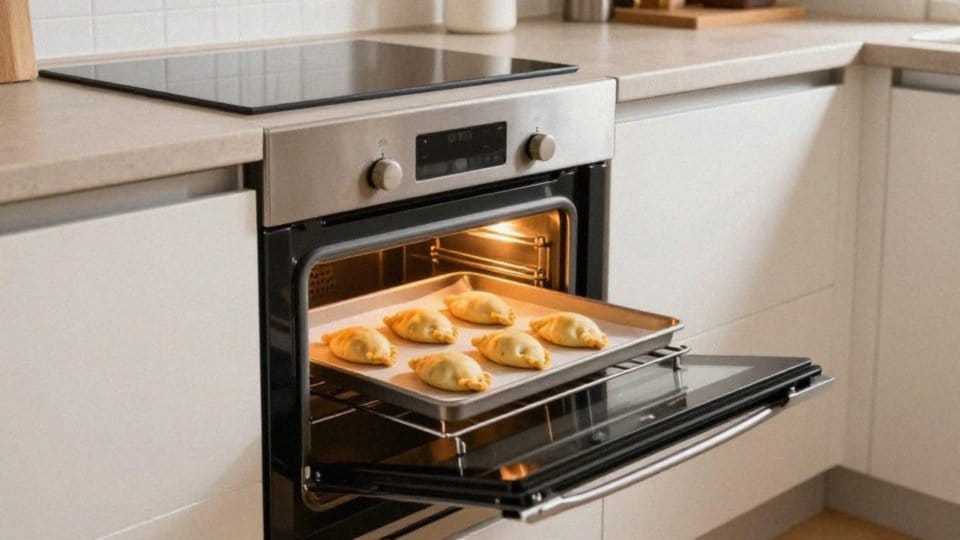 W jakiej temperaturze piec paszteciki z ciasta francuskiego?
