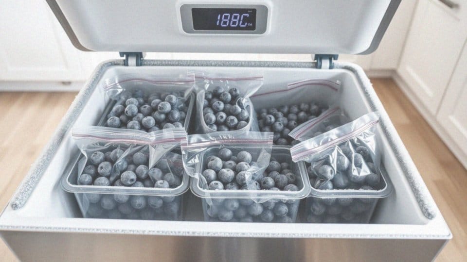 Jakie są najlepsze warunki przechowywania mrożonych borówek?