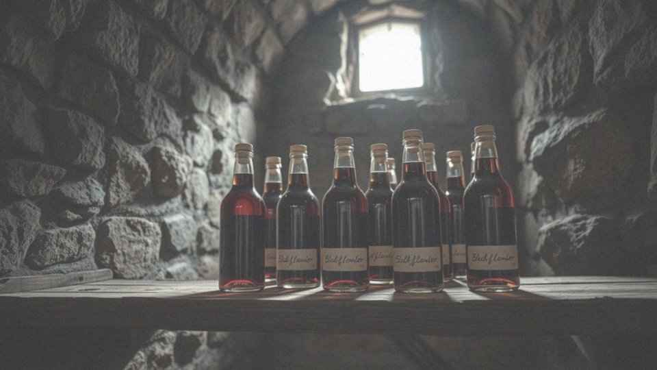 Jakie są najlepsze metody przechowywania nalewki z czarnego bzu?