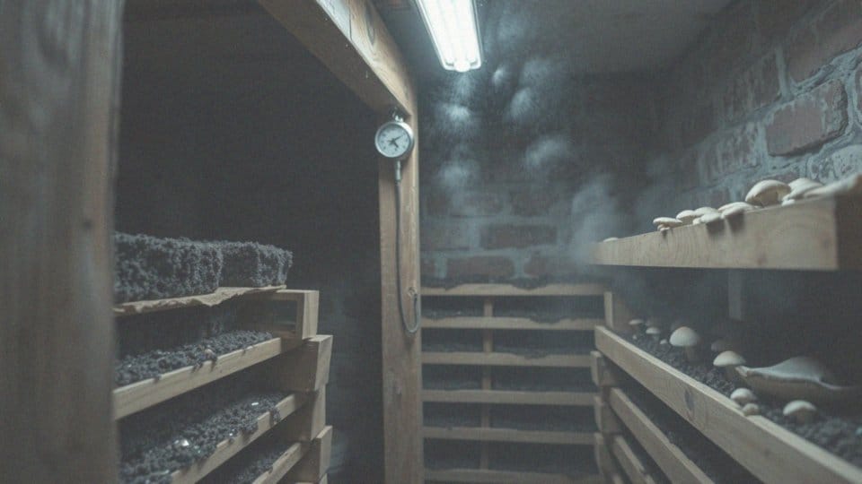 Jak dostosować temperaturę i wilgotność do hodowli pieczarek?