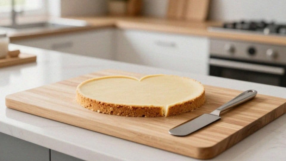 Jak uformować tort w kształcie serca z okrągłych biszkoptów?