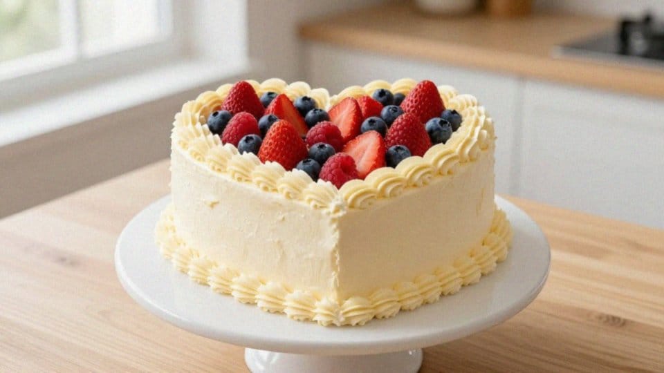 Jaki przepis na tort w kształcie otwartego serca?