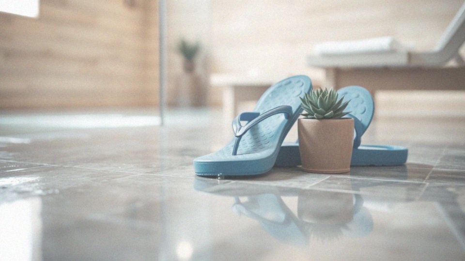 Dlaczego warto zabrać wodoodporne klapki do SPA?