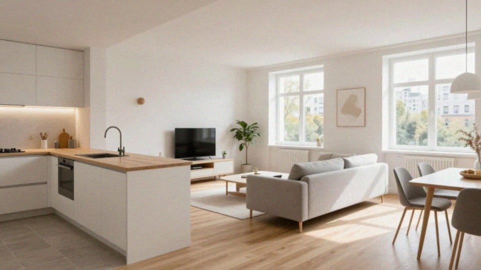 Czy otwarty plan pasuje do mieszkania 60 m2?