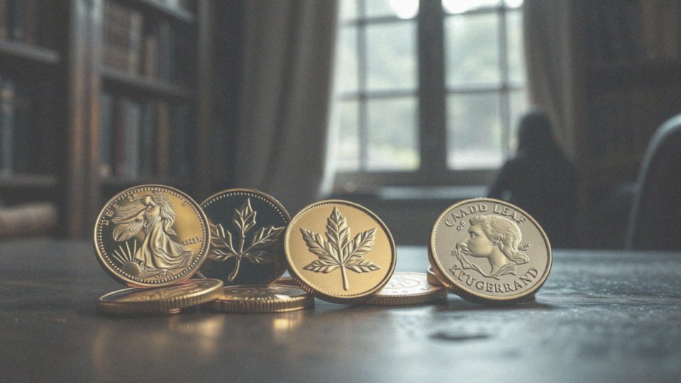 Jakie są przykłady znanych złotych monet bulionowych?