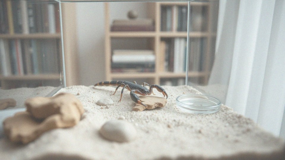 Jak dbać o czystość terrarium dla skorpiona?