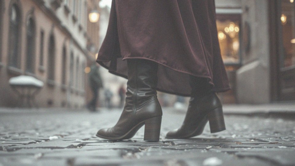 Buty do długiej sukienki zimą – elegancja i komfort na chłodne dni