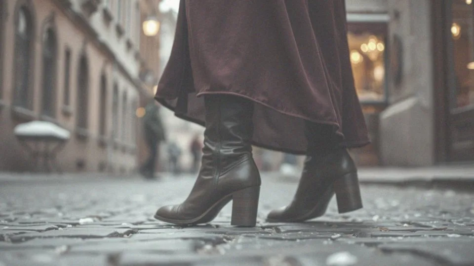 Buty do długiej sukienki zimą – elegancja i komfort na chłodne dni