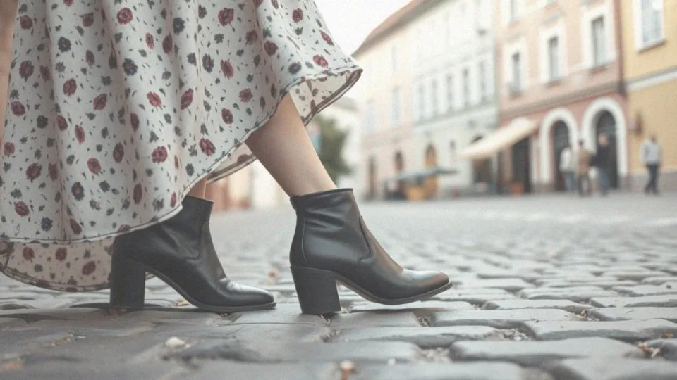 Czarne botki do sukienki – idealne połączenie elegancji i stylu