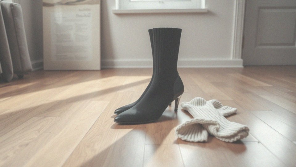 Eleganckie buty ze skarpetą – trendy i stylizacje botków skarpetkowych
