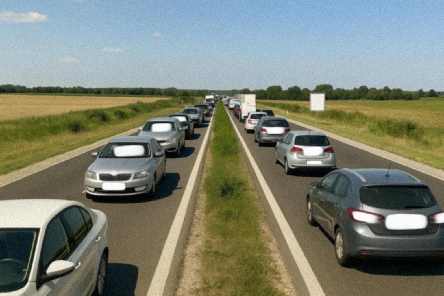 Przygotowania do frezowania nawierzchni ulic w Warszawie