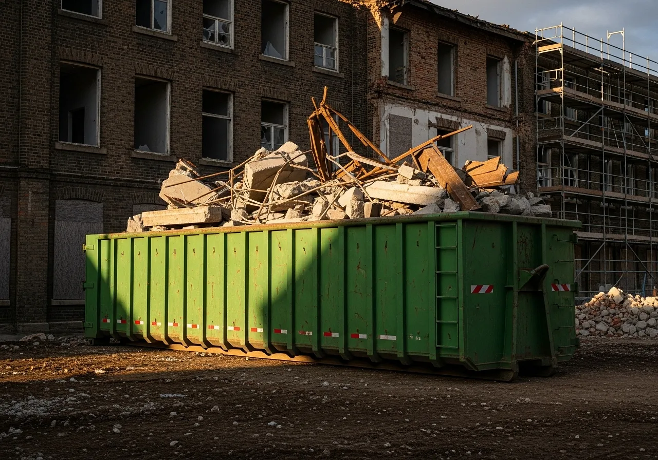 Rozbiórka starego budynku – jak zadbać o wywóz gruzu?