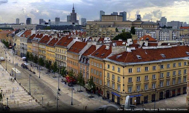 Ulica Krakowskie Przedmieście w Warszawie