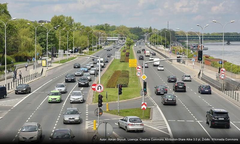 Ulica Wybrzeże Gdańskie w Warszawie