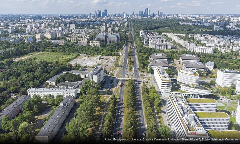 Ulica Żwirki i Wigury w Warszawie