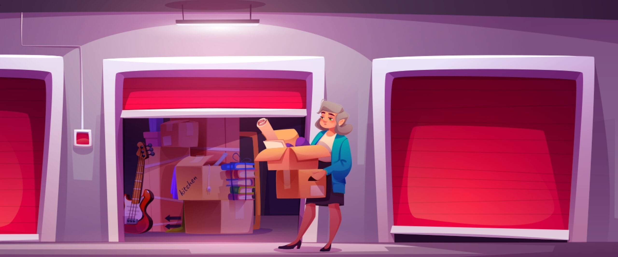 W nowoczesnych budynkach komórka lokatorska pozwala na przechowywania rzadziej używanych rzeczy
